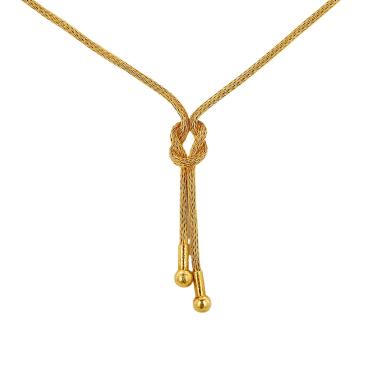 Collar Lalaounis Hercules Knot de oro amarillo