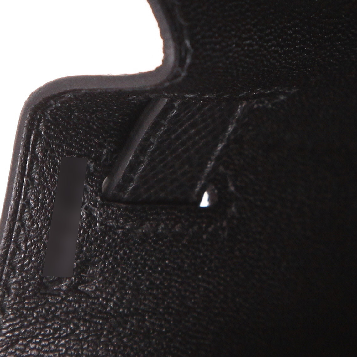 Sac à main Hermès  Kelly 28 cm en cuir epsom noir - Detail D4