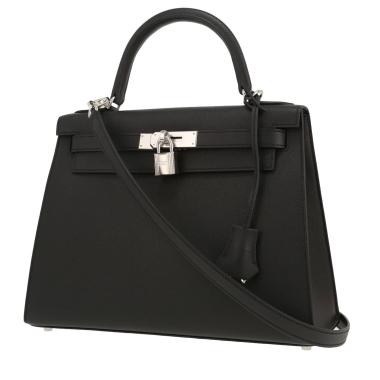 Borsa Hermès  Kelly 28 cm in pelle Epsom nera