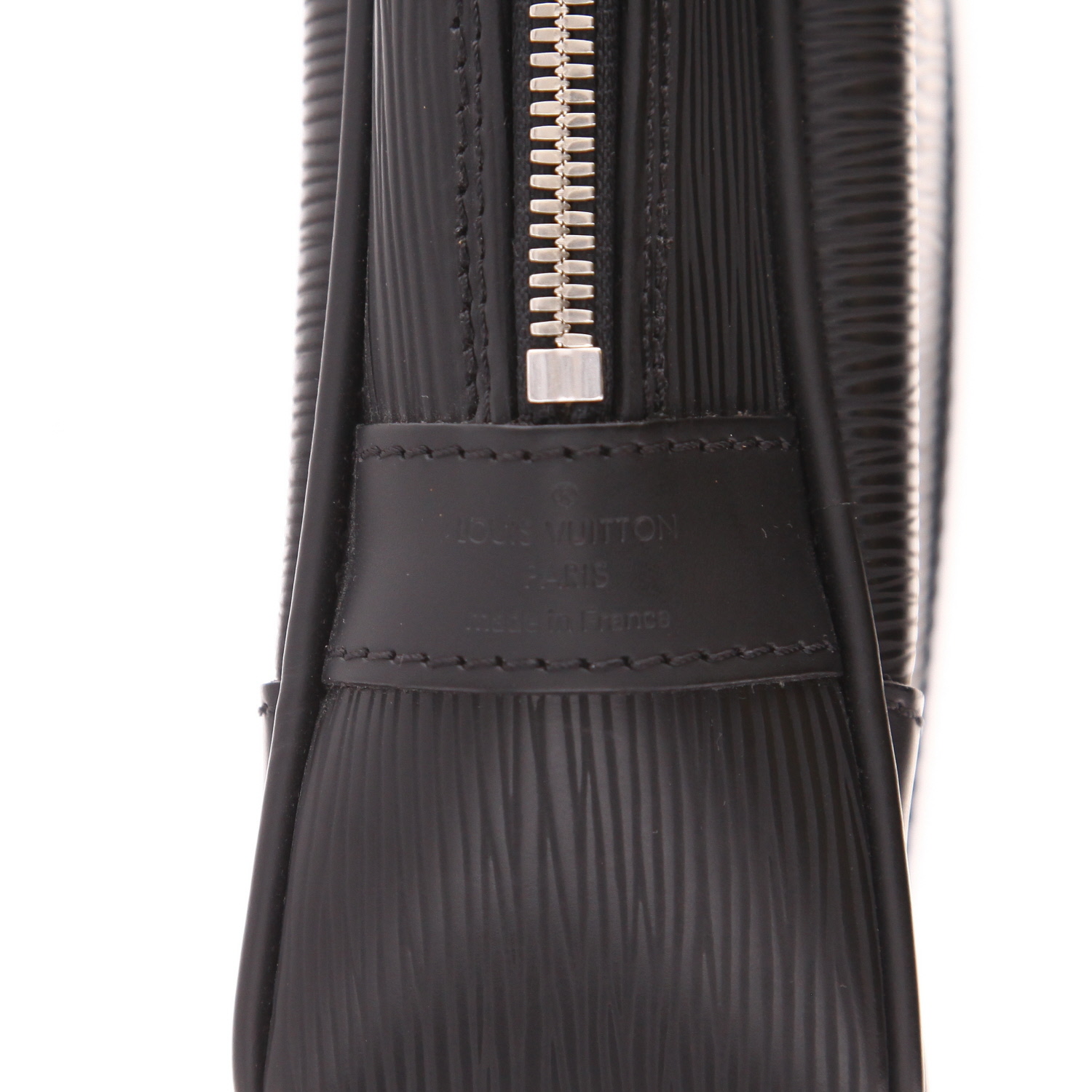 Louis Vuitton   briefcase  in black epi leather - Detail D2