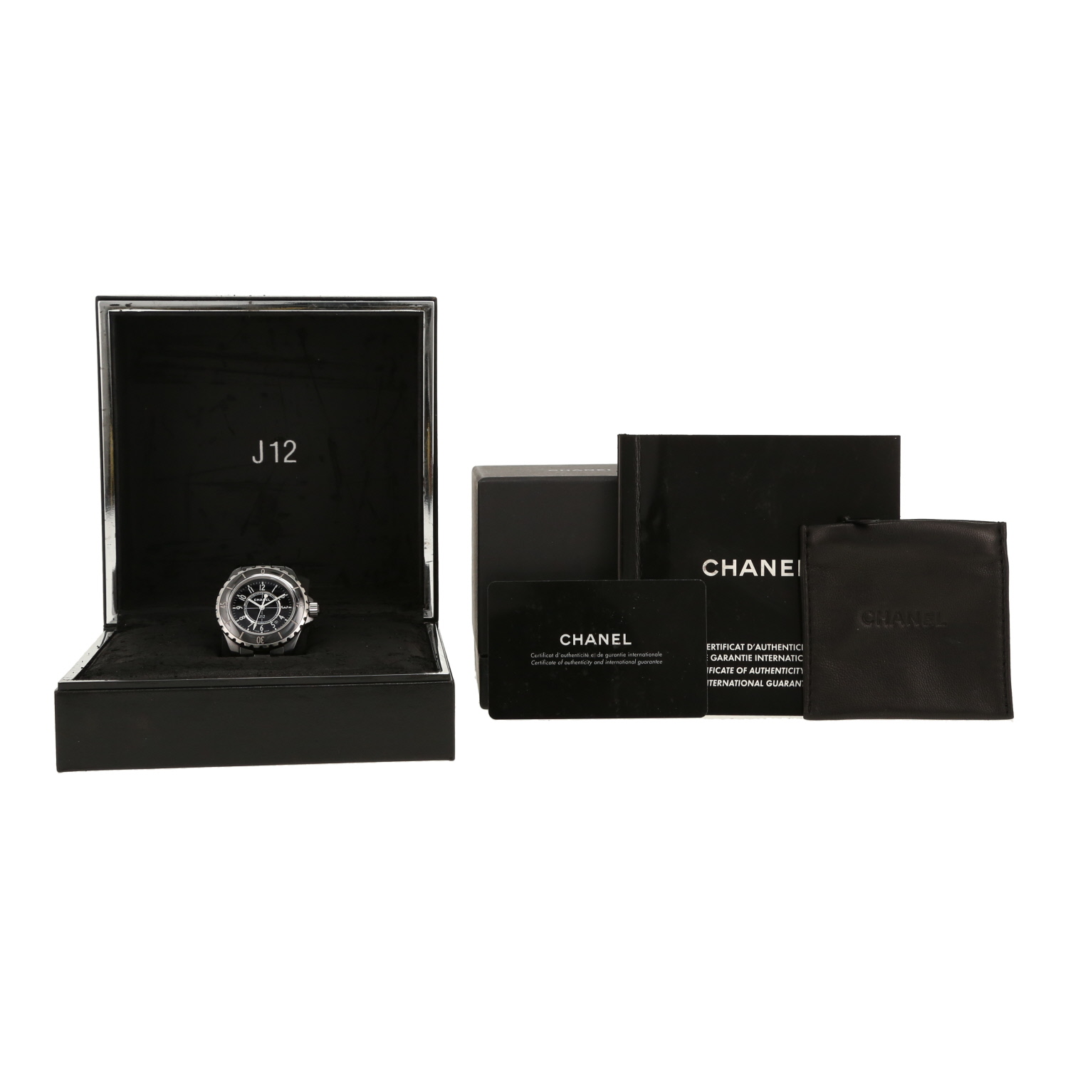 Reloj Chanel J12 de cerámica y acero Ref: Chanel - H0682  Circa 2008