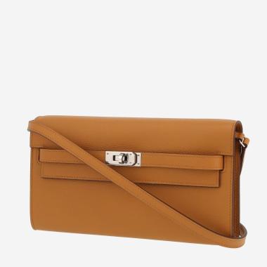 Hermès  Kelly To Go handbag/clutch  in Sésame Evergrain leather
