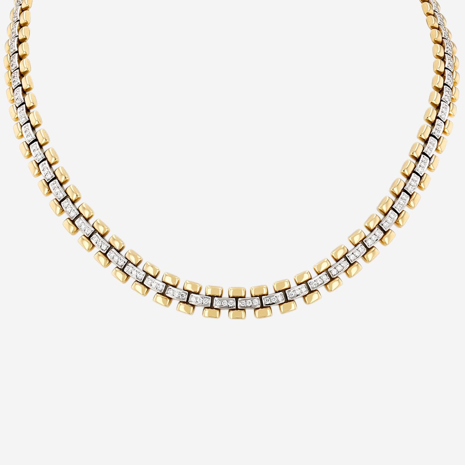 Collar Piaget  de oro amarillo, oro blanco y diamantes