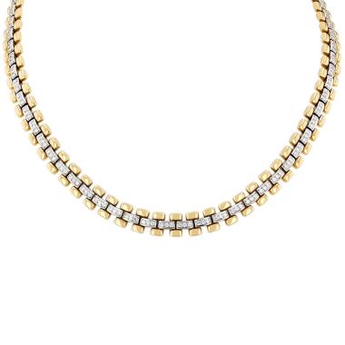 Collar Piaget  de oro amarillo, oro blanco y diamantes