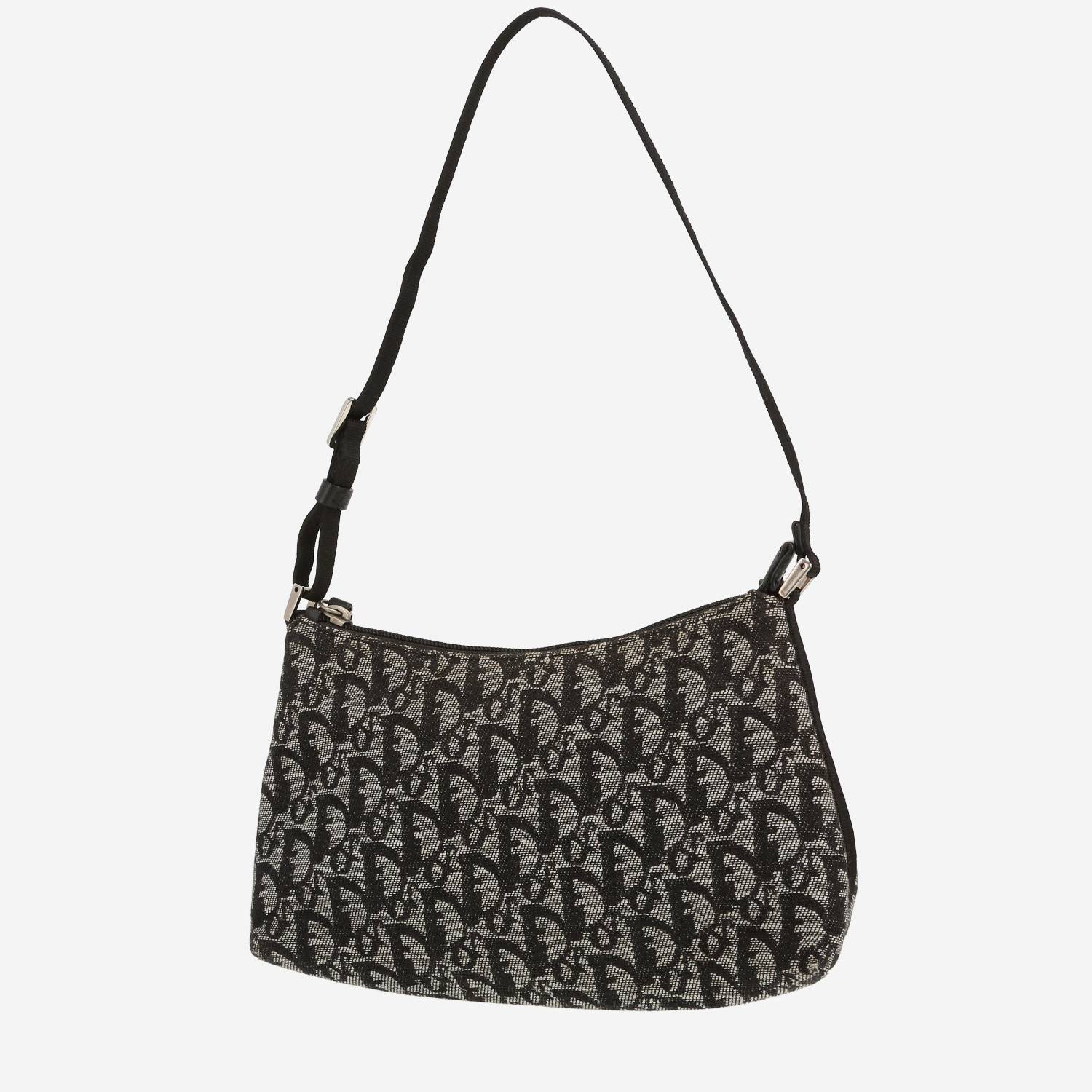 Dior   handbag  in navy blue monogram canvas Oblique