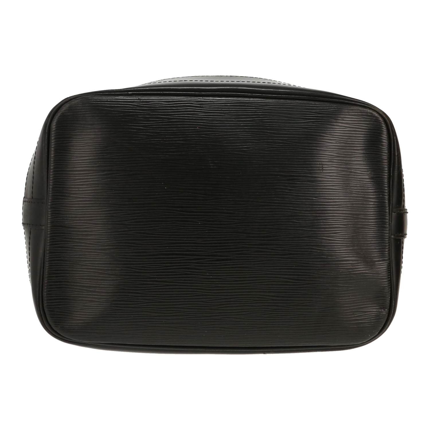 Louis Vuitton  Noé shopping bag  in black epi leather - Detail D1