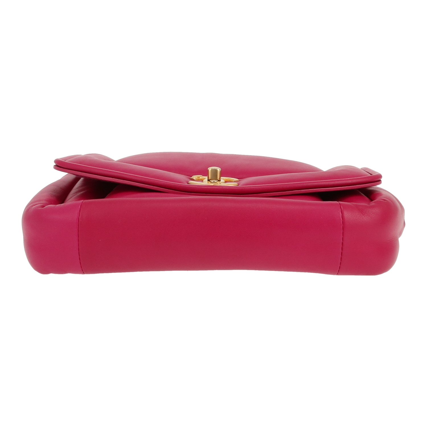 Borsa a spalla Chanel   in pelle rosa - Detail D1