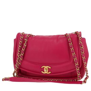 Chanel   shoulder bag  in pink leather