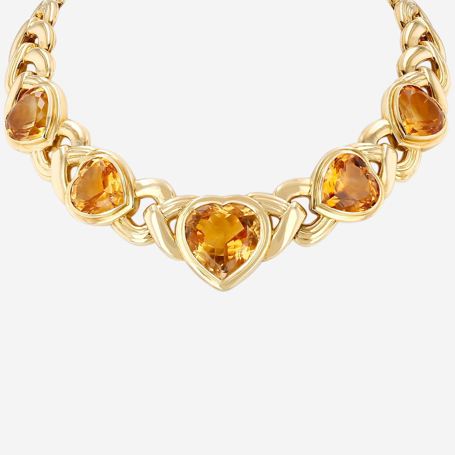 Collier Repossi  en or jaune et citrines