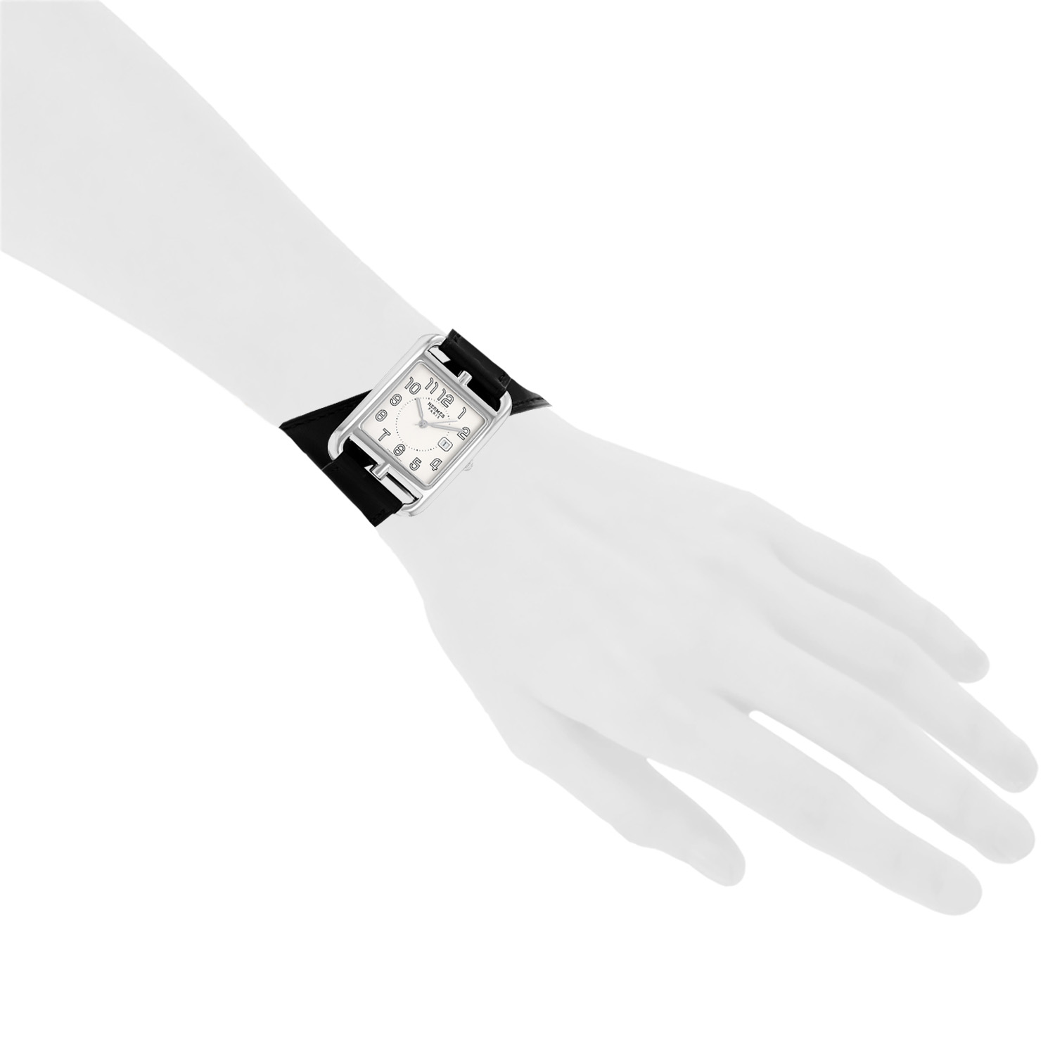 Montre Hermès Cape Cod en acier Ref: Hermes - CC2.710  Vers 2019 - Detail D1