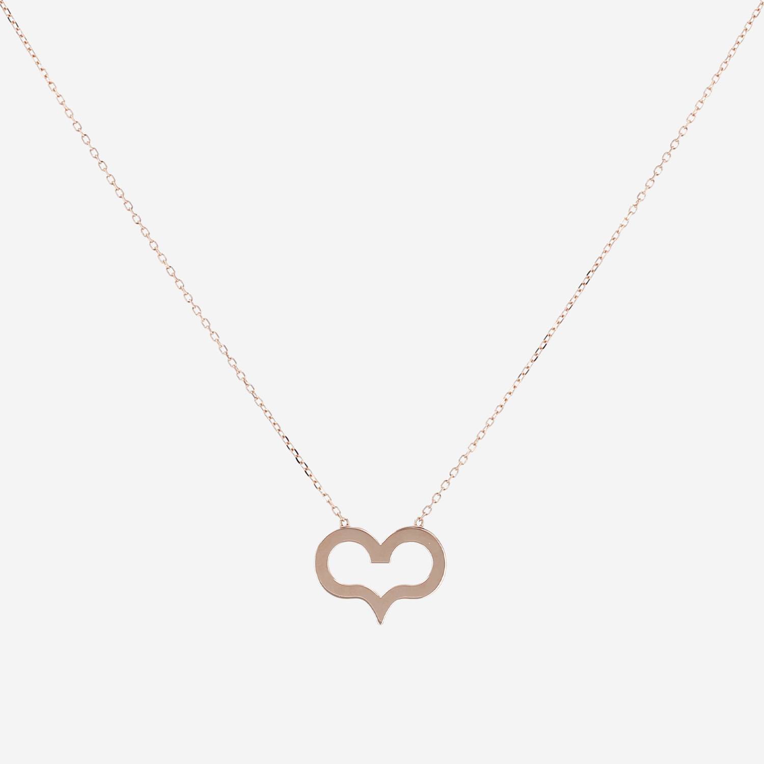 Dinh Van Coeur necklace in pink gold
