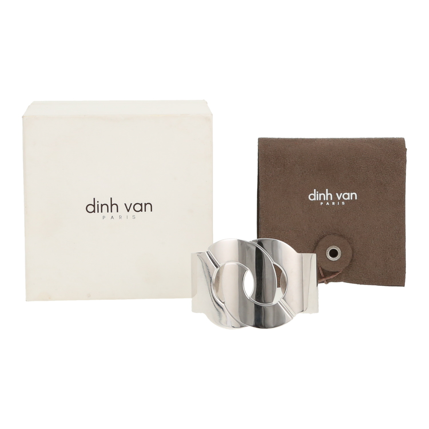 Brazalete Dinh Van Menottes R40 de plata - Detail D2
