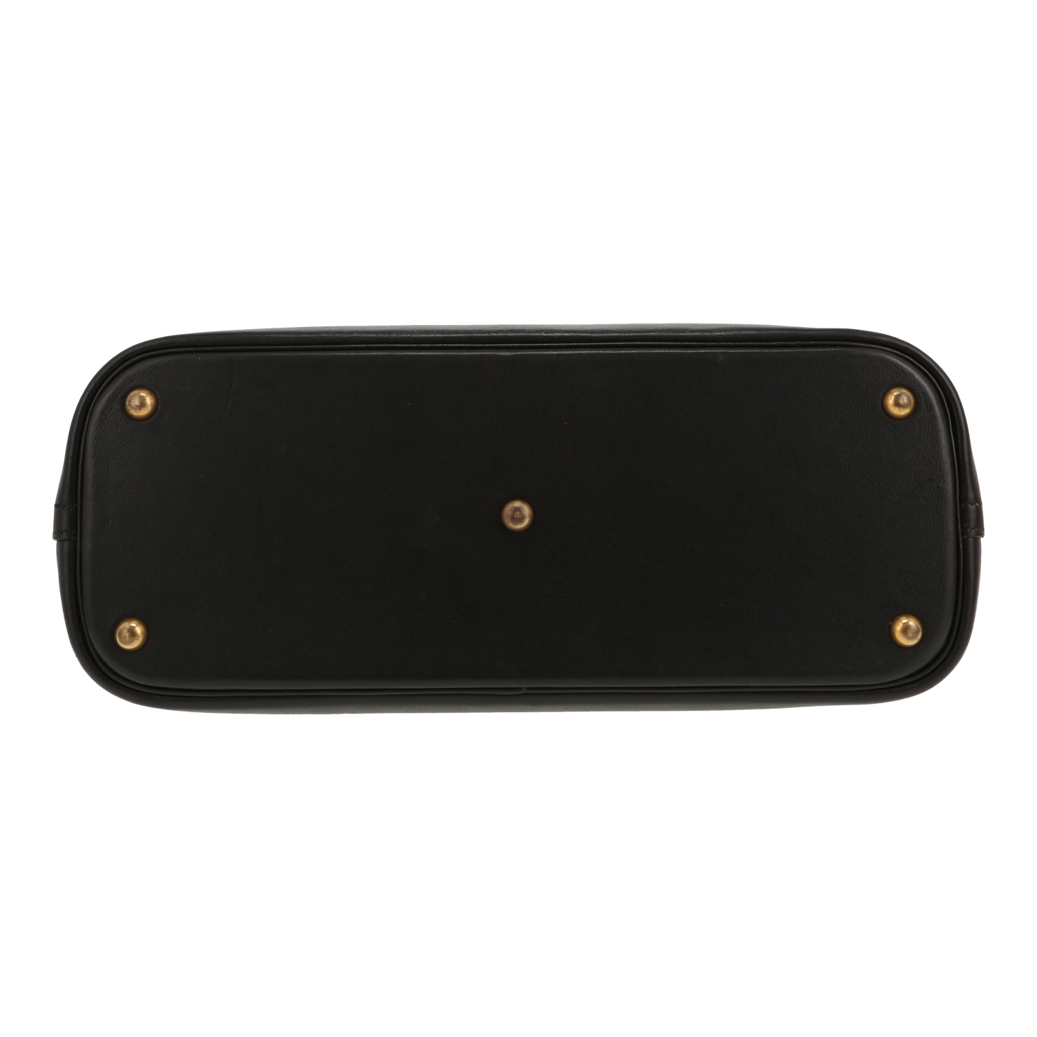 Bolso de mano Hermès  Bolide 35 cm en cuero Gulliver negro - Detail D1