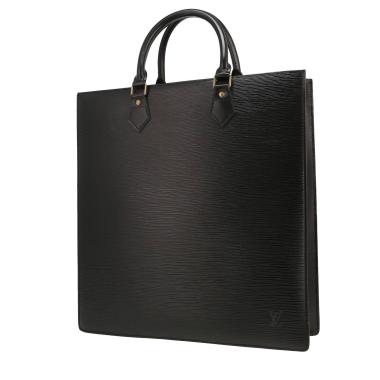 Louis Vuitton  Sac Plat handbag  in black epi leather