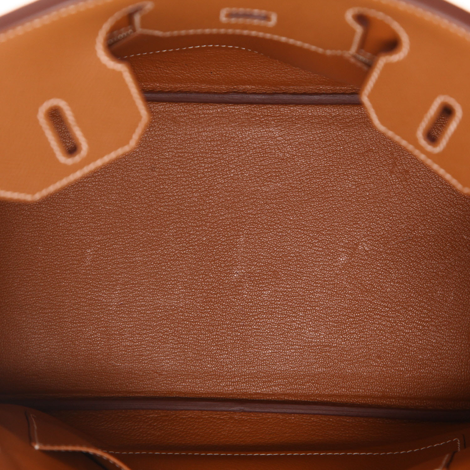 Hermès  Birkin 30 cm handbag  in gold epsom leather - Detail D3