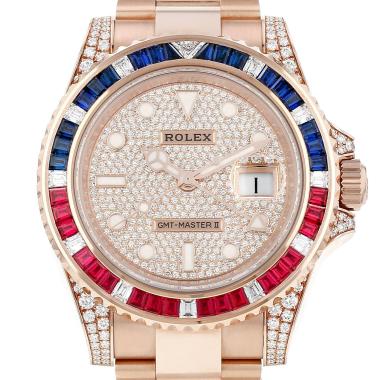 Montre Rolex GMT-Master II en or rose Ref: Rolex - 126755SARU  Vers 2021