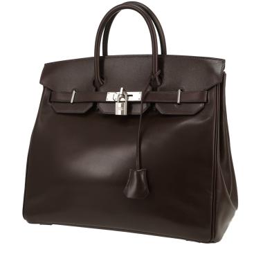 Borsa Hermès  Haut à Courroies 32 cm in pelle box marrone
