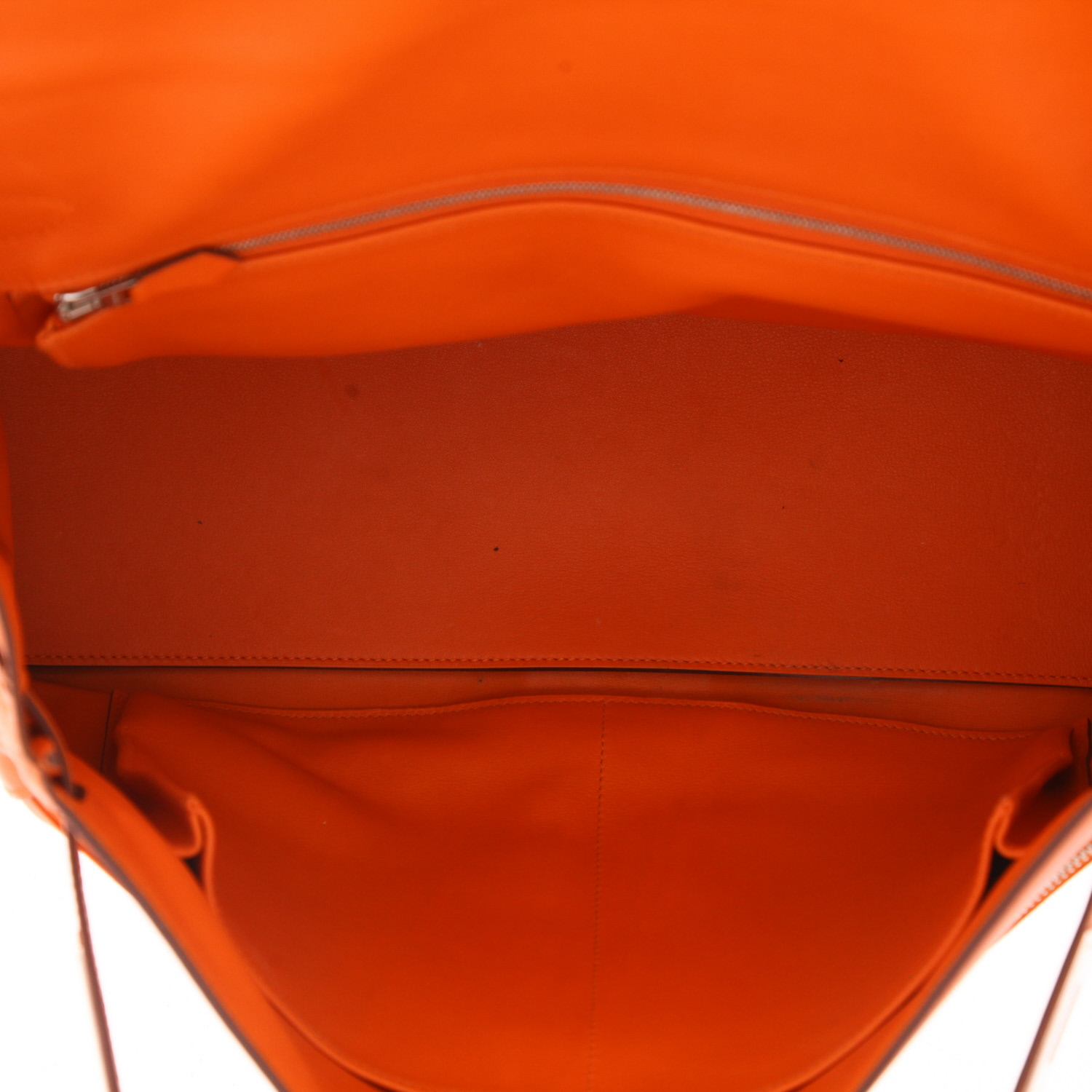Borsa Hermès  Kelly Lakis in pelle arancione - Detail D3