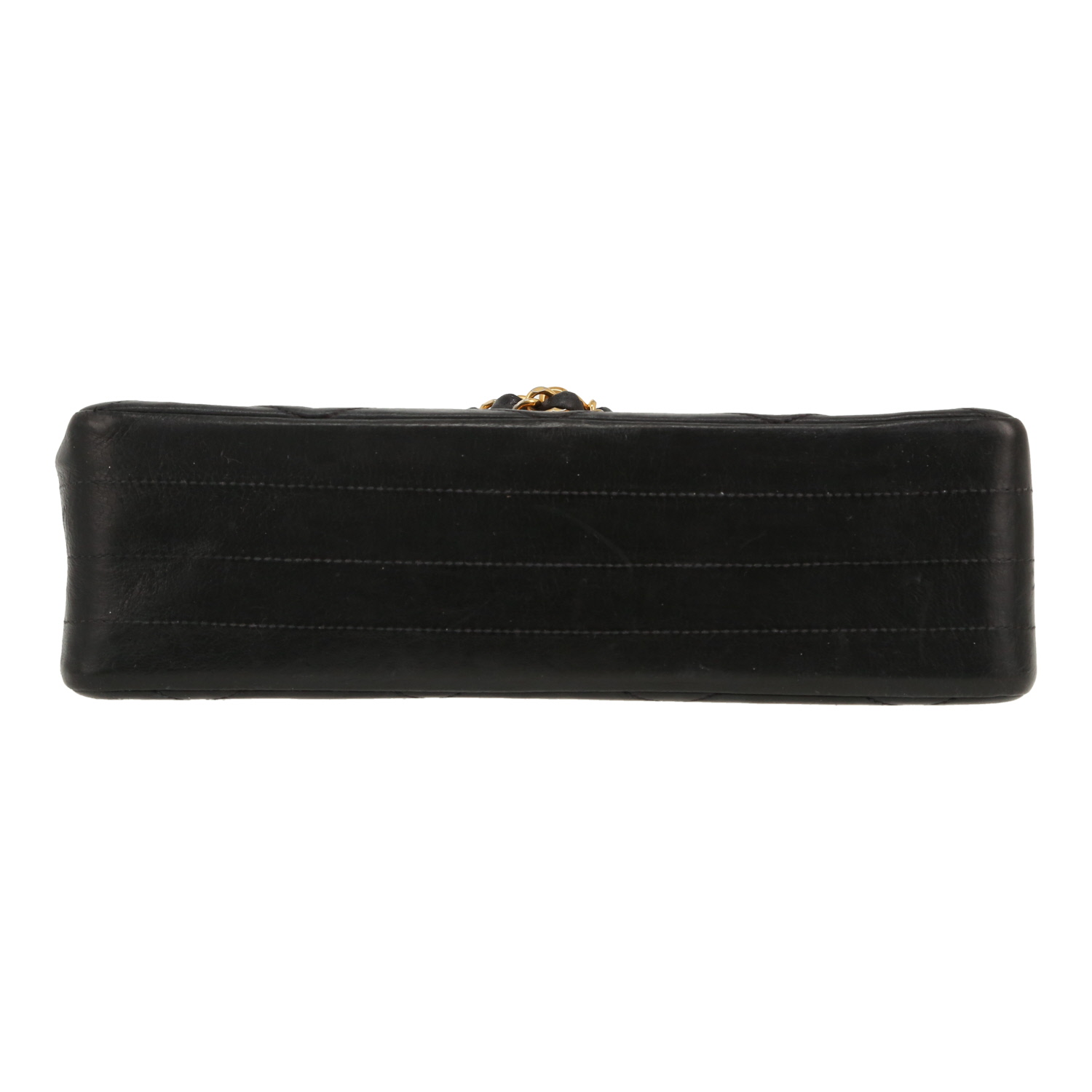 Borsa Chanel  Vintage in pelle trapuntata nera - Detail D1
