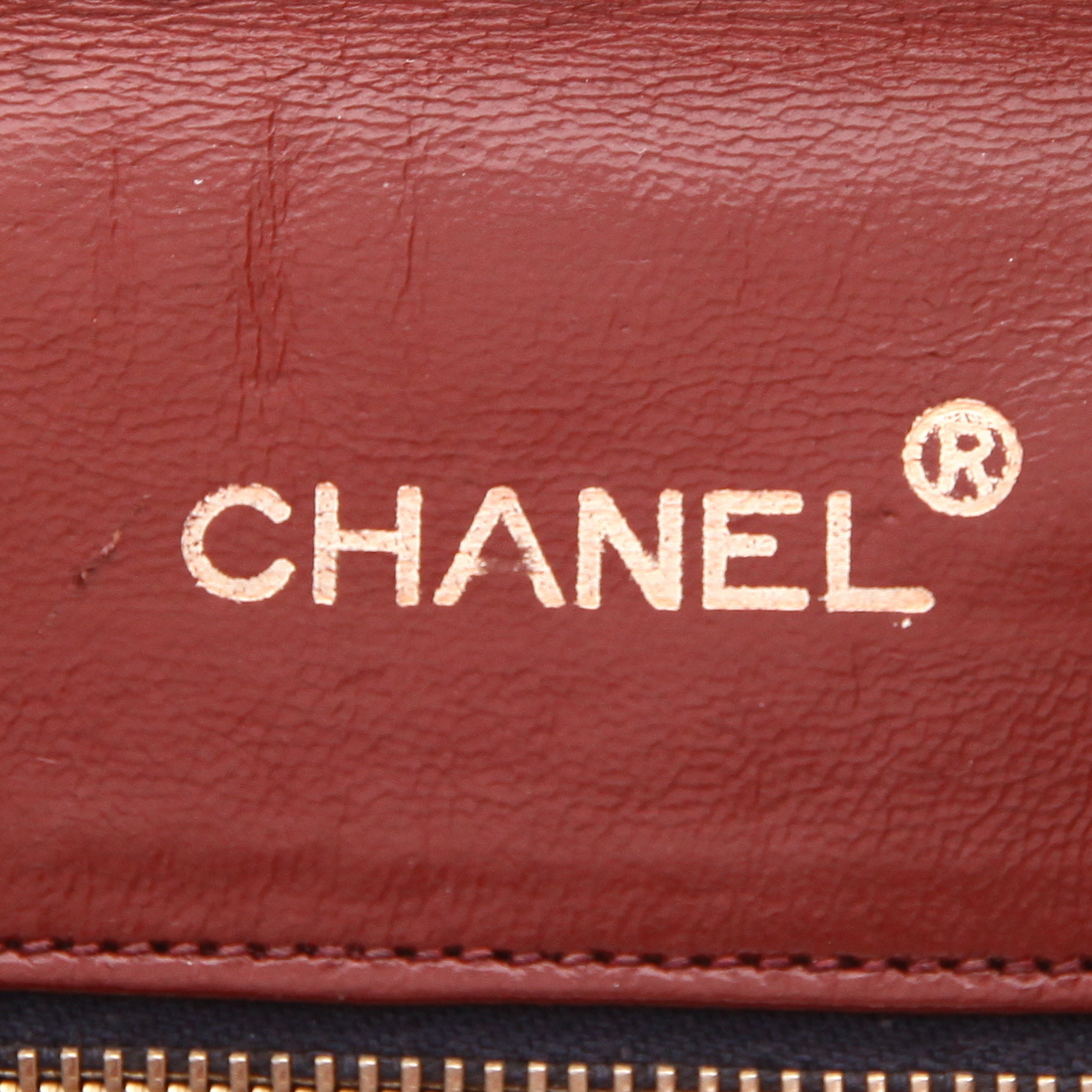 Chanel  Vintage handbag  in black quilted leather - Detail D2