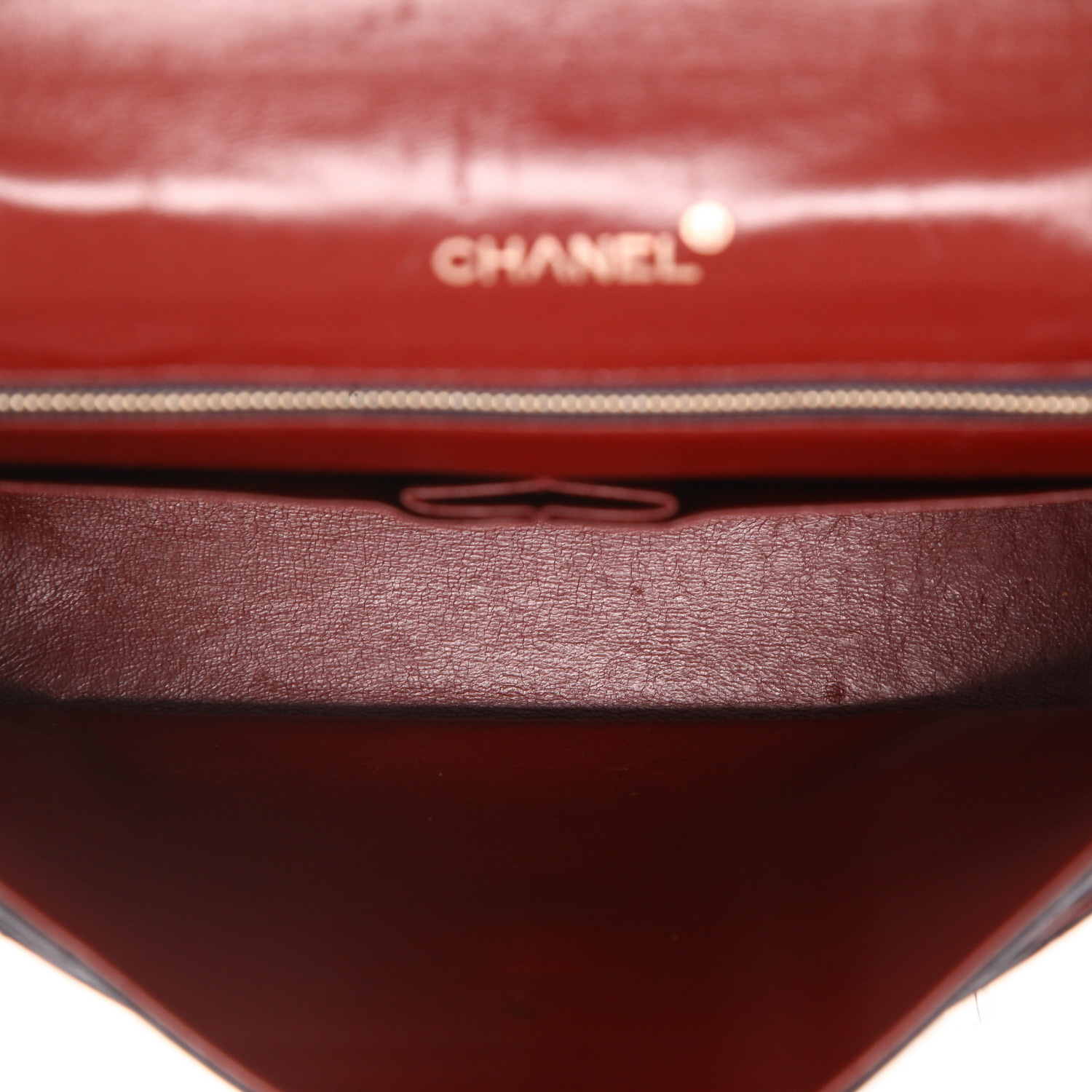 Borsa Chanel  Vintage in pelle trapuntata nera - Detail D3