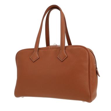 Hermès  Victoria handbag  in gold togo leather