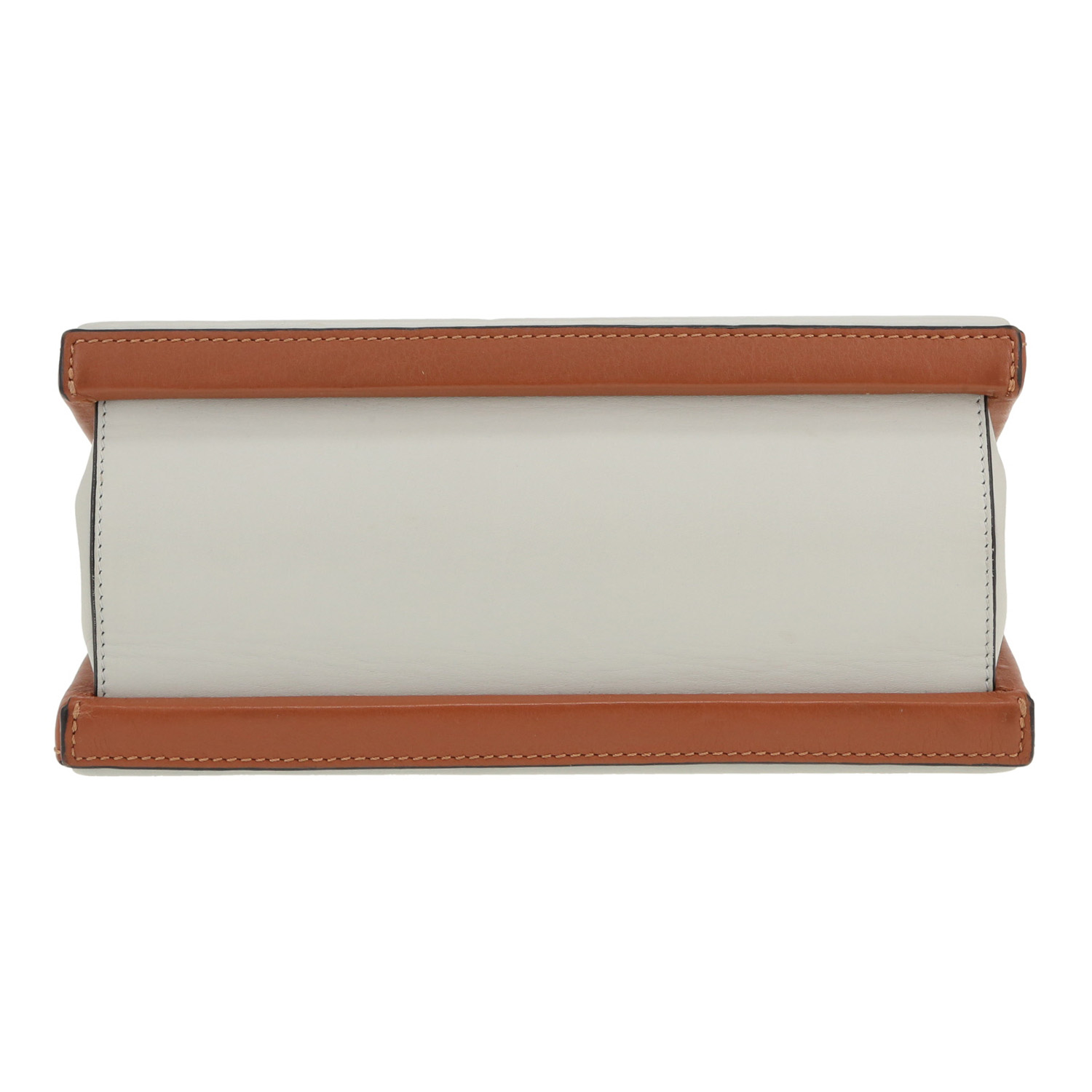 Loewe  Postal bag shoulder bag  in blue and brown leather - Detail D1