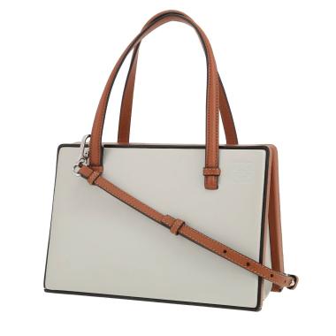 Bolso bandolera Loewe  Postal bag en cuero azul y marrón