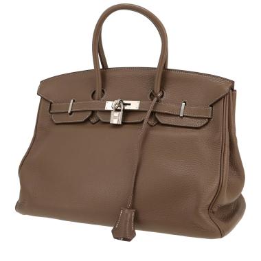 Borsa Hermès  Birkin 35 cm in pelle togo etoupe