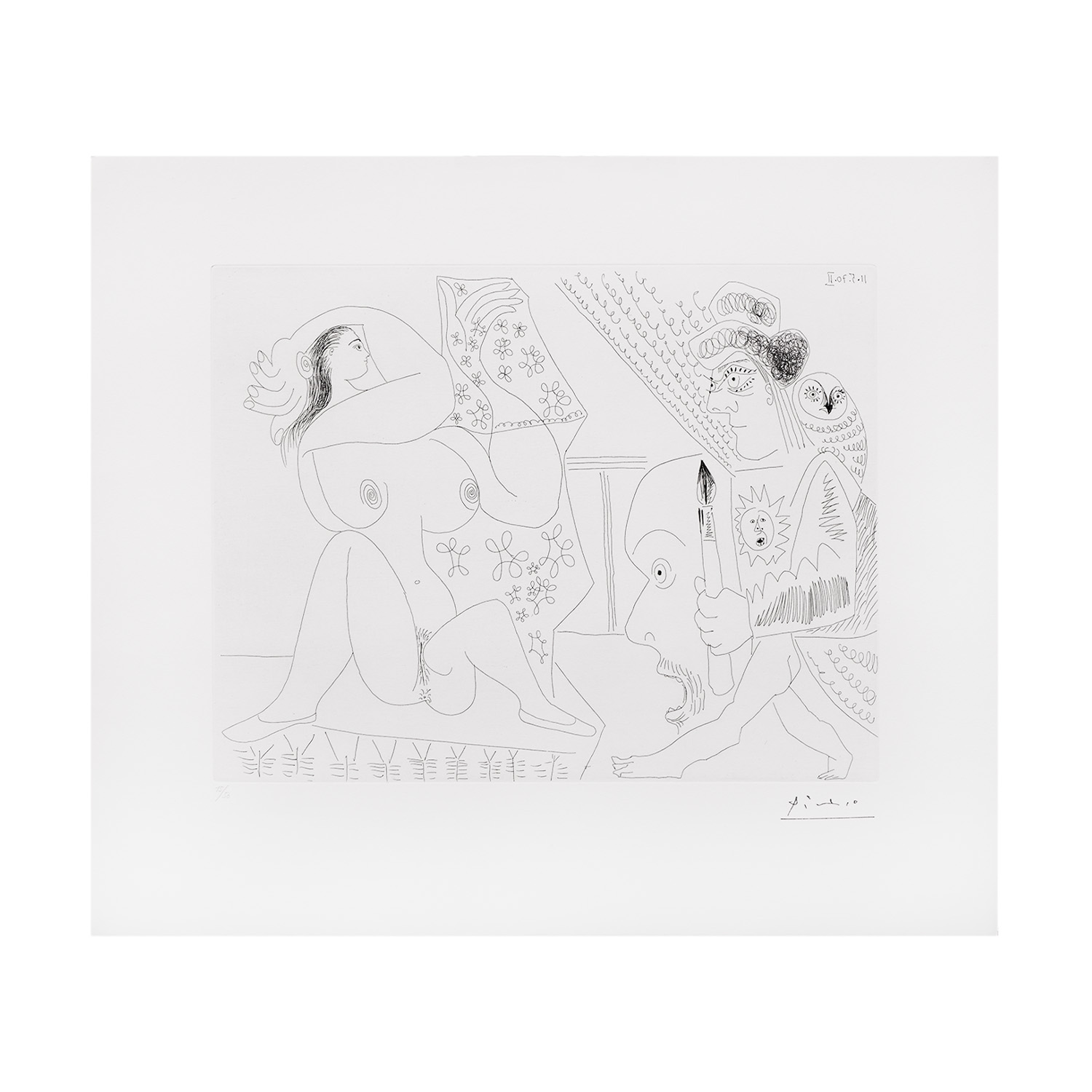 Peintre et modèle - 1970 - Detail D1