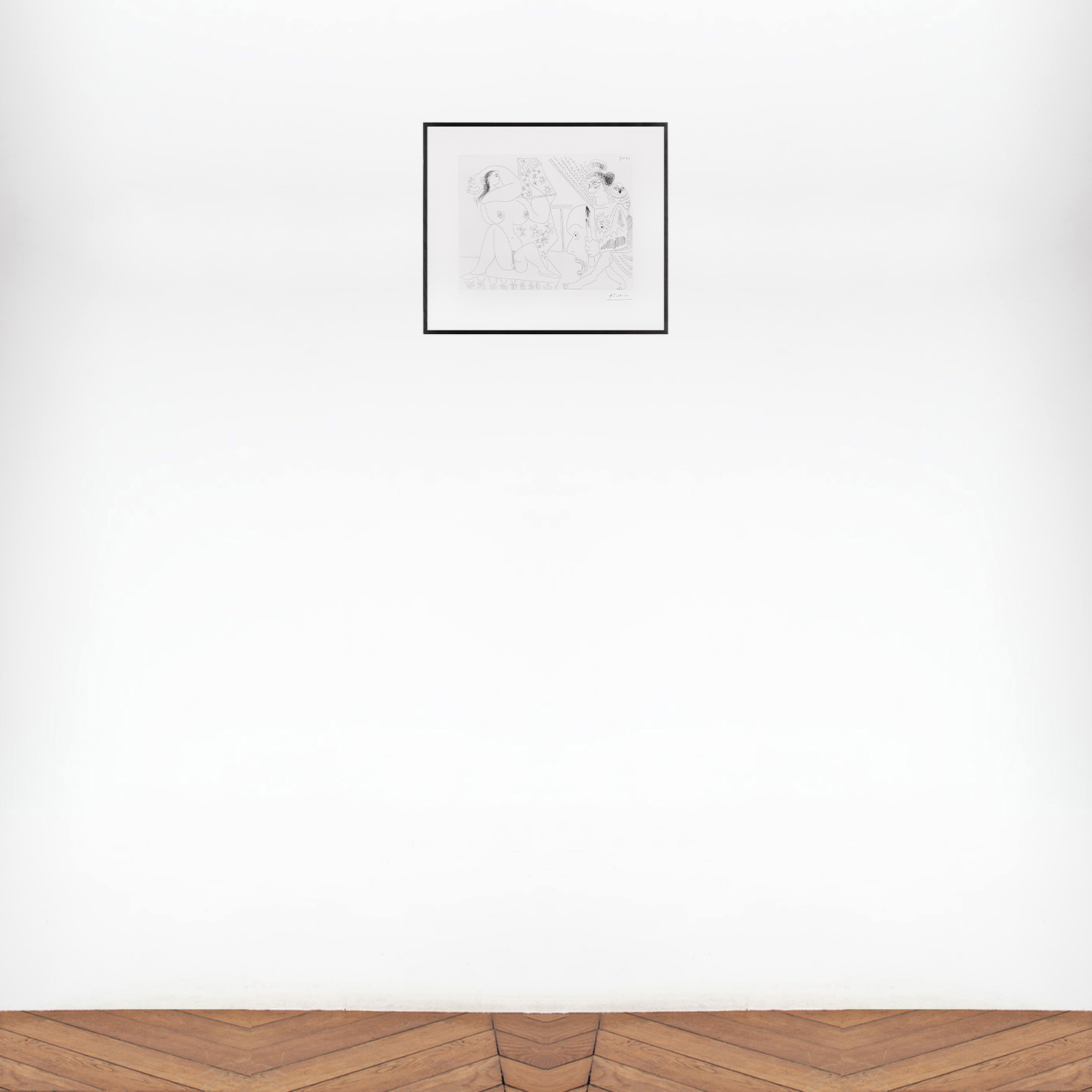 Peintre et modèle - 1970 - Detail D6