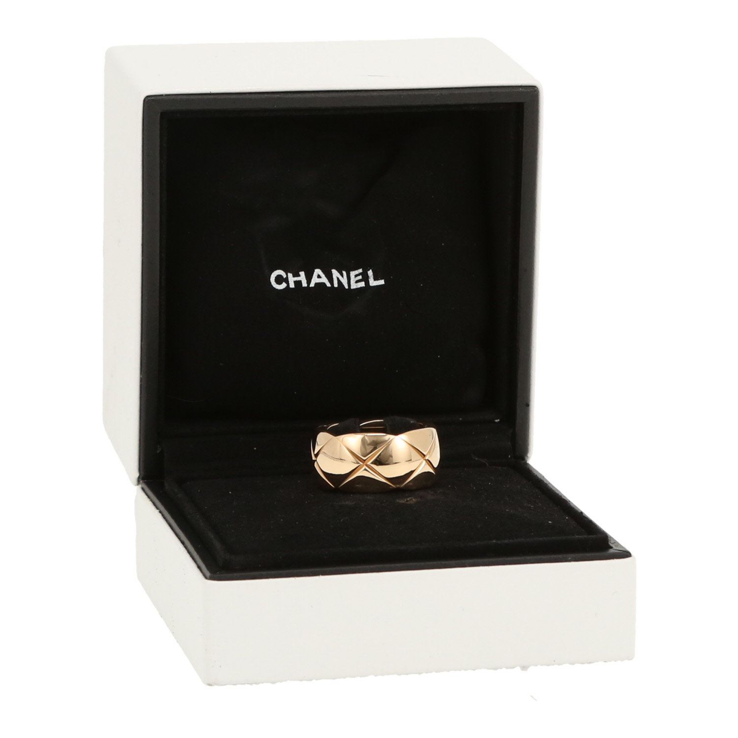 Chanel Coco Crush large model ring in yellow gold - Detail D2