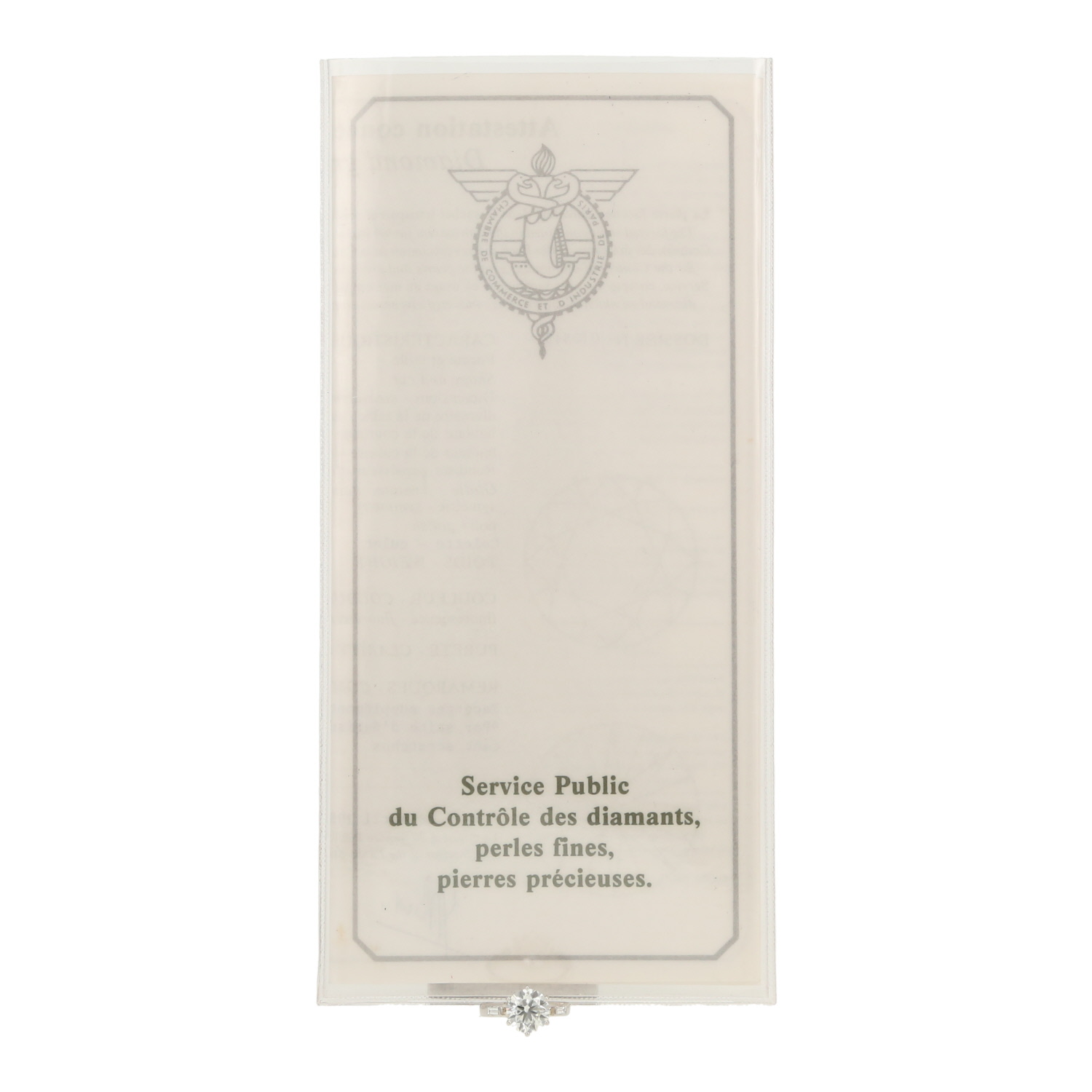 Anello Vintage  in platino e diamanti - Detail D2