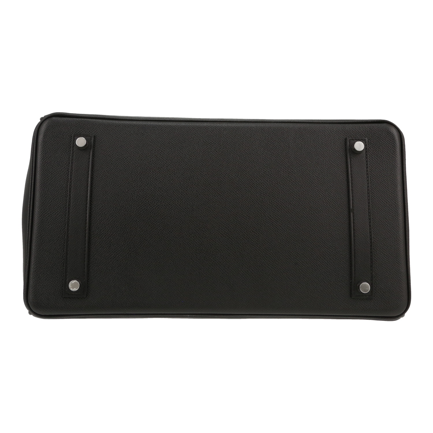 Sac à main Hermès  Birkin 35 cm en cuir epsom noir - Detail D1