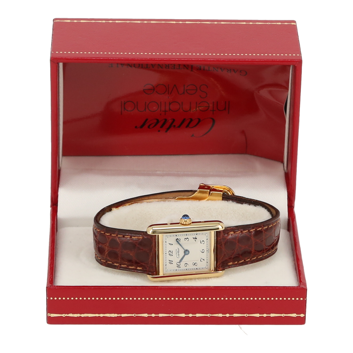 Cartier Tank Must  in vermeil Ref: Tank Must  Circa 1990 - Detail D2