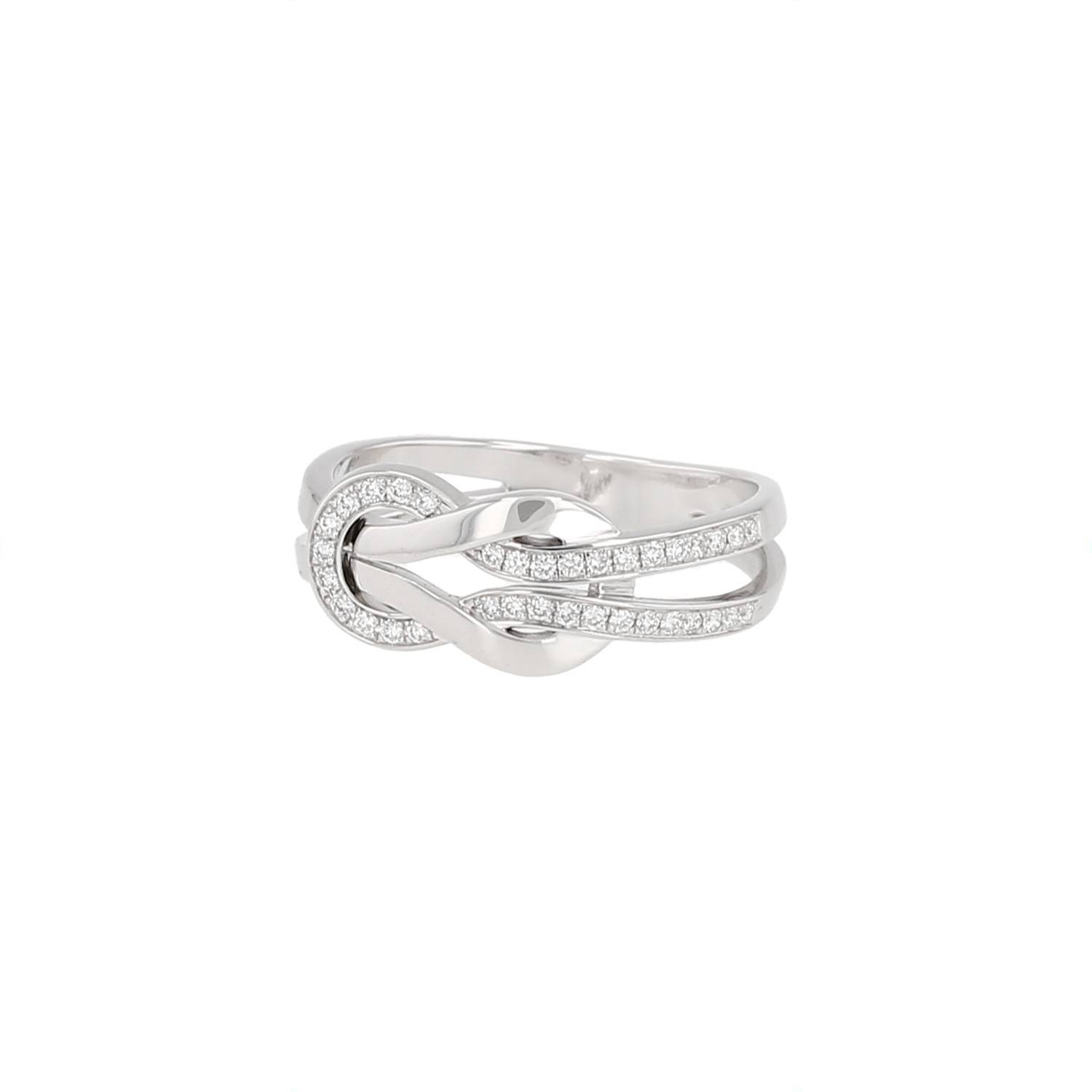 Bague Fred Chance Infinie Or Blanc Diamants Occasion Bague Fred Chance Infinie Or Blanc Diamants Occasion