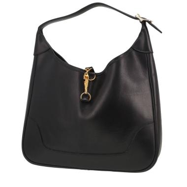 Hermès  Trim bag worn on the shoulder or carried in the hand  in navy blue box leather