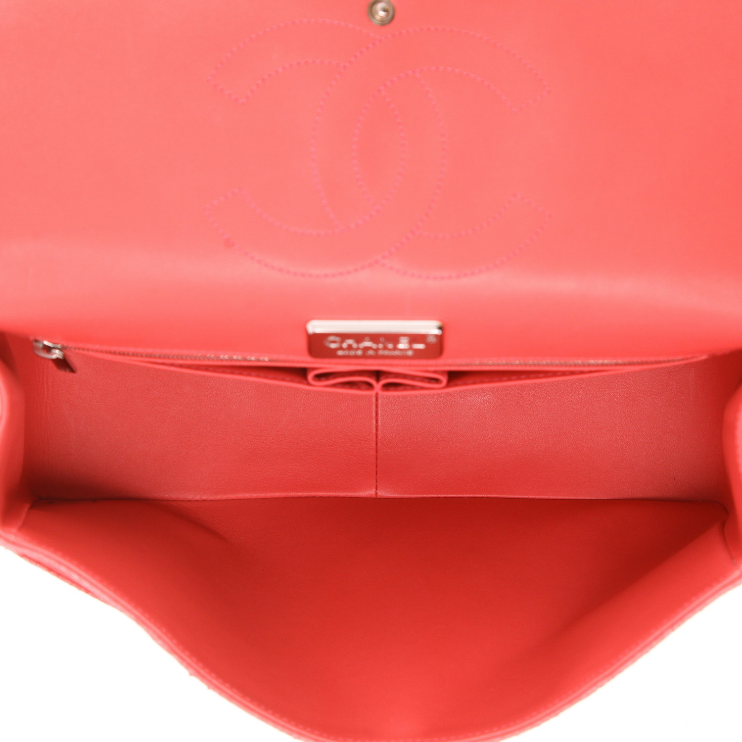 Bolso bandolera Chanel  Timeless Jumbo en piel de pitón degradado rosa - Detail D3