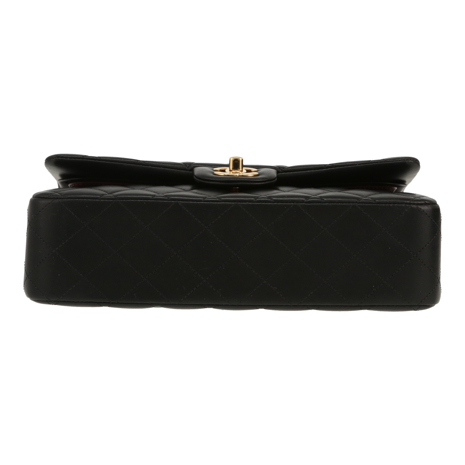 Sac à main Chanel  Timeless Classic en cuir matelassé noir - Detail D1