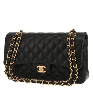 Chanel  Timeless Classic handbag  in black quilted leather