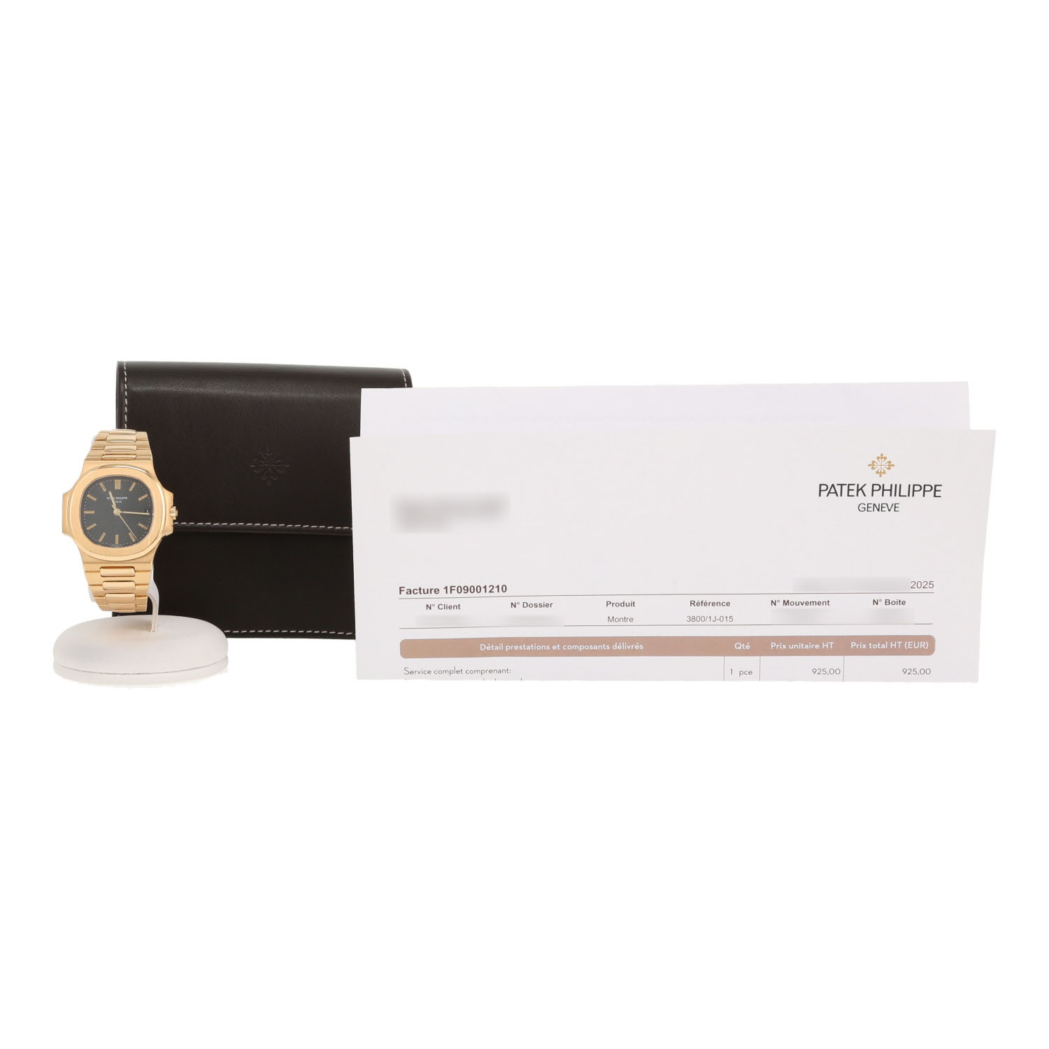 Reloj Patek Philippe Nautilus de oro amarillo, ref.: Patek Philippe - 3800, hacia 1990