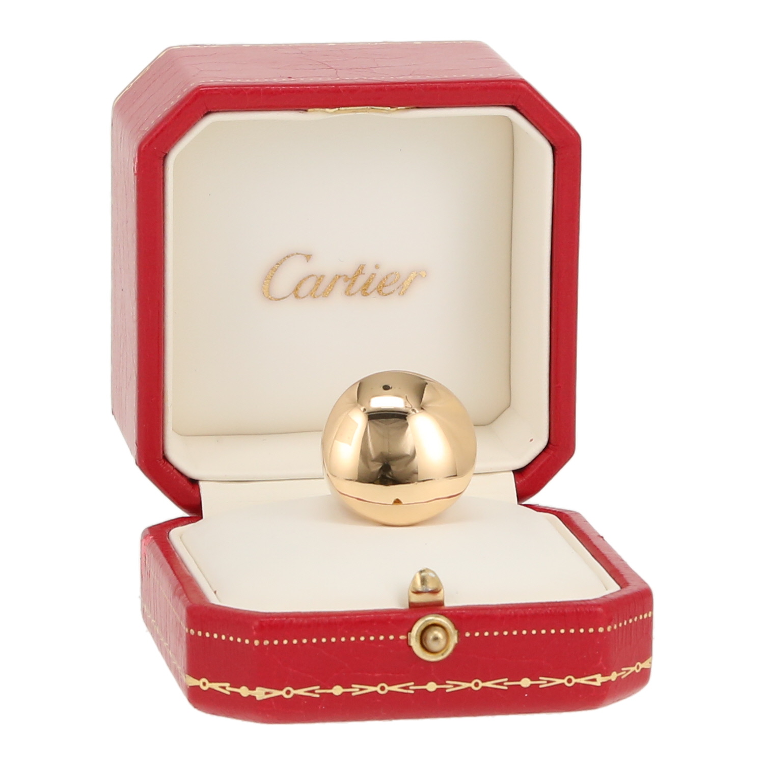 Bague Cartier Jeton en or jaune - Detail D2