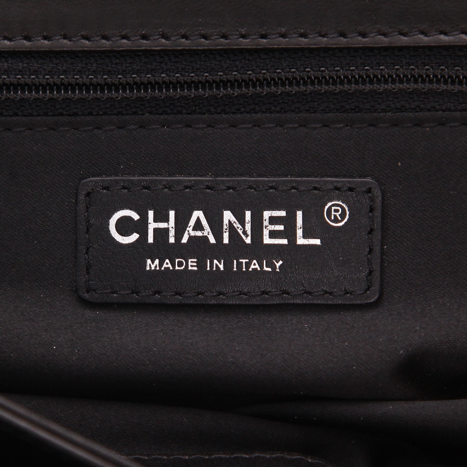 Borsa Chanel   in pelle trapuntata nera - Detail D2