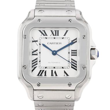 Reloj Cartier Santos modelo mediano  de acero Ref: Cartier - 4075  Circa 2024