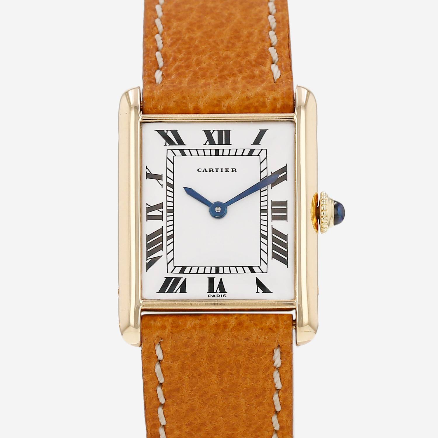 Reloj Cartier Tank Louis Cartier de oro amarillo Ref: Tank Louis Cartier  Circa 1980