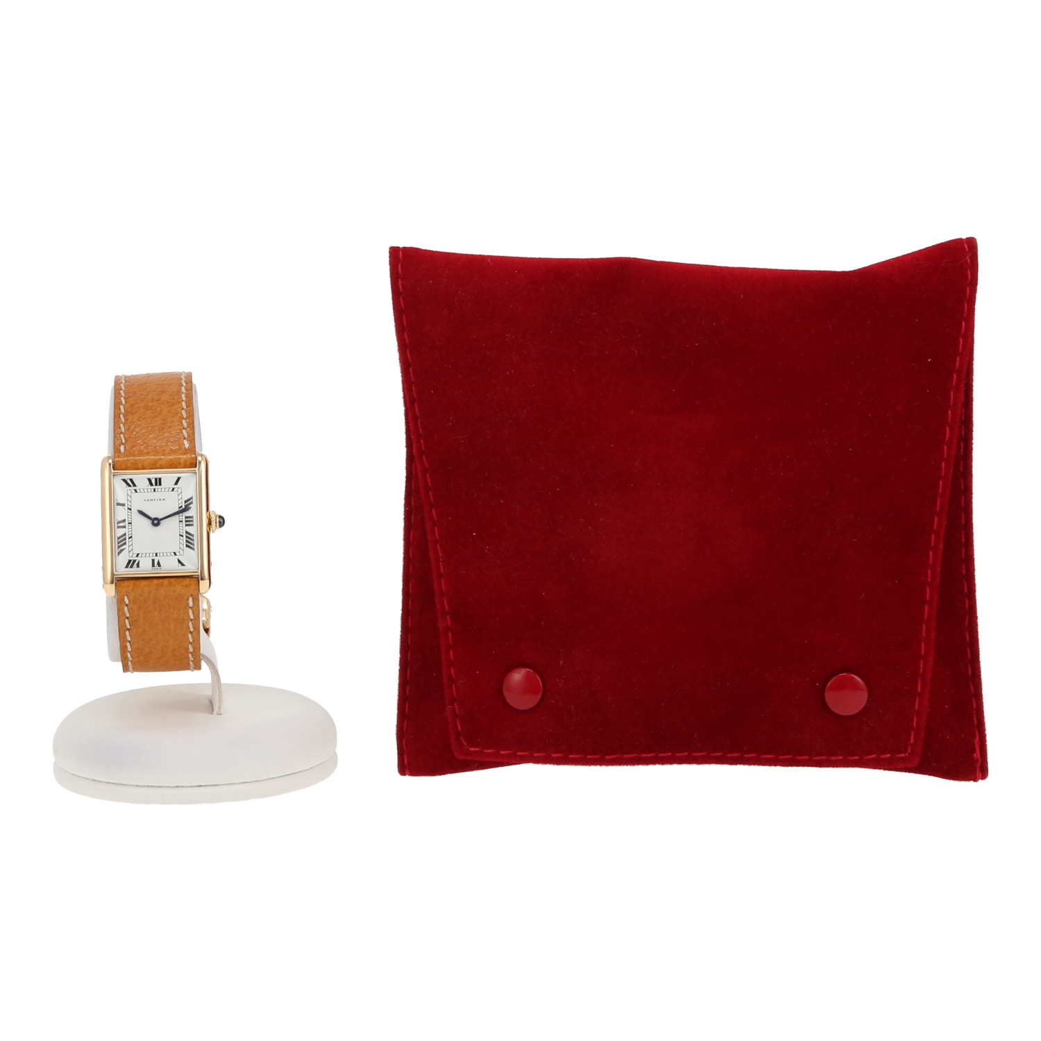 Montre Cartier Tank Louis Cartier en or jaune Ref: Tank Louis Cartier  Vers 1980