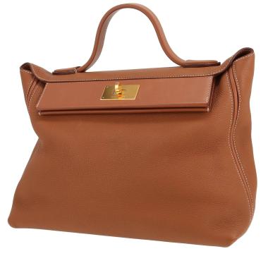 Borsa Hermès  24/24 in pelle togo gold e pelle Swift gold