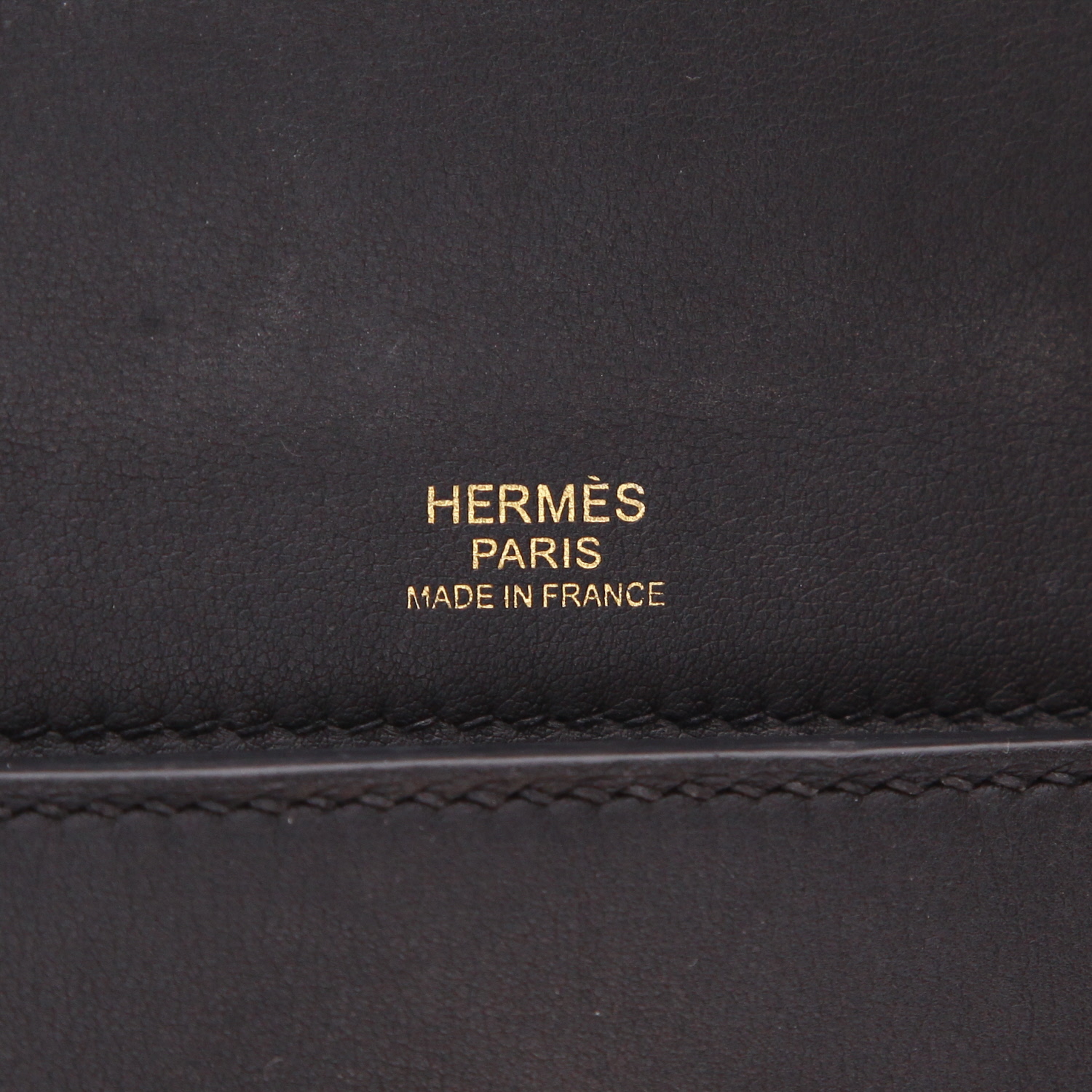 Borsa Hermès  24/24 in pelle togo nera e pelle Swift nera - Detail D2