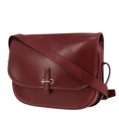 Borsa a tracolla Hermès  Balle De Golf in pelle box bordeaux