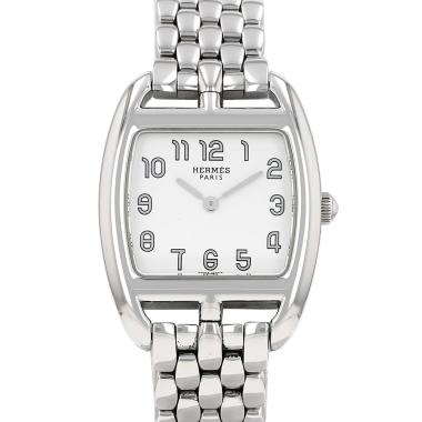 Hermès Cape Cod Tonneau  in stainless steel Ref: Hermès - CT1.210  Circa 2010